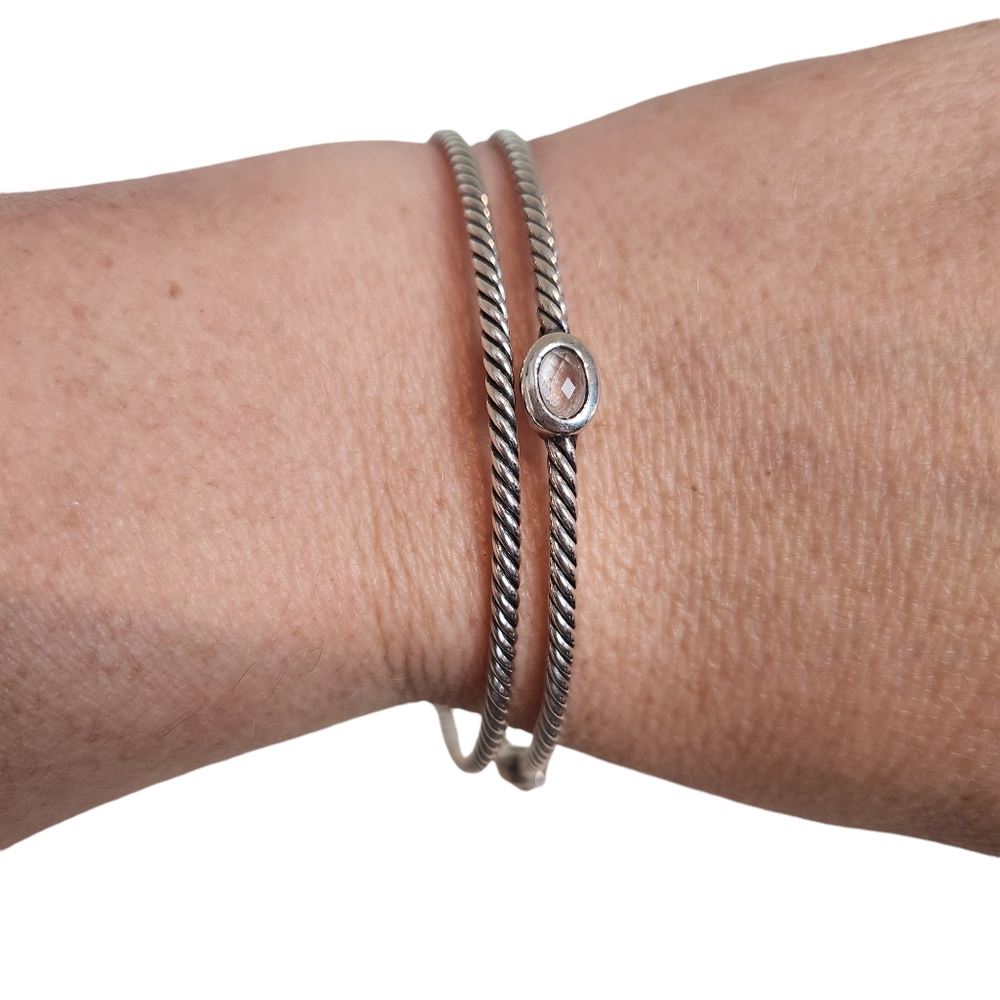 David Yurman Silver Cable Bracelet